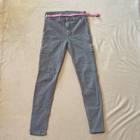 Grey American Eagle Ne(x)t Level High-Waisted Jegging with Side Pockets - Picture 2 of 6